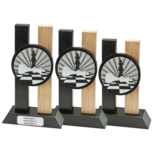 Houten standaard Schaken