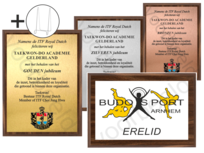 Wandbord H365 - Inclusief metalen standaard!