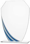 Glas trofee Blauw W191-09