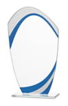 Glas trofee Blauw W551.09-GR