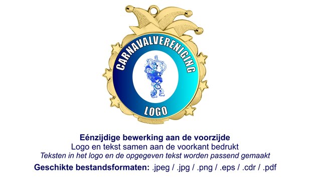 carnaval onderscheiding met logo