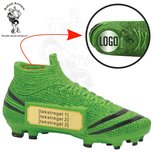 Figuur voetbalschoen groen 130x75mm Figuur voetbalschoen groen 130x75mm