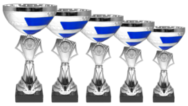 Beker met gekleurde schaal Beker met gekleurde schaal