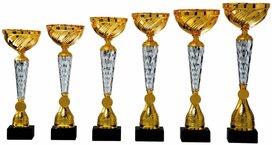Beker met gouden schaal Beker met gouden schaal