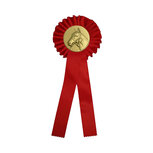 1-rings Paardensport Rozet R1 Rood - 300x105mm 1-rings Paardensport Rozet R1 Rood - 300x105mm