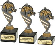 Voetbal trofee Dames B107 Voetbal trofee Dames B107