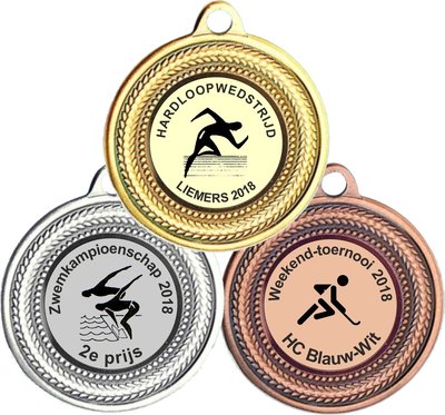 Medaille M67 eenzijdig bewerkt