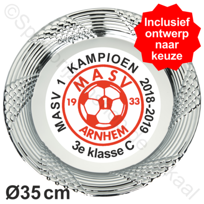 Kampioensschaal Ø35cm | D 283